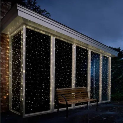 Tenda Luci di Natale 400 MICROLED Bianco Caldo 1,9 X 2  mt - 496828