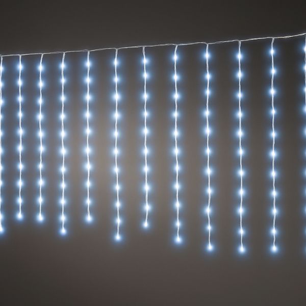 Tenda Luci di Natale 420 LED Bianco Freddo  4 X 1 mt - 494755