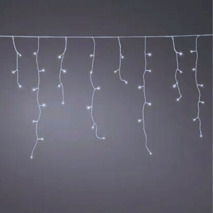 Tenda Luci di Natale 250 LED Bianco Freddo 7,35 mt - 495790