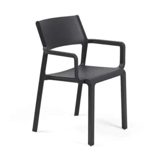 Set 4 Trill Armchair con Braccioli Nardi Antracite
