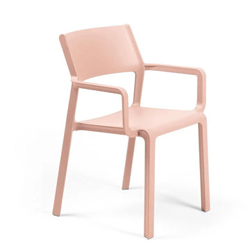 Sedia da Giardino Trill  Armchair con Braccioli- Design Scultoreo e Senza Tempo