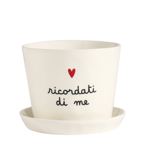 Vaso - Ricordati di me 15x12 cm