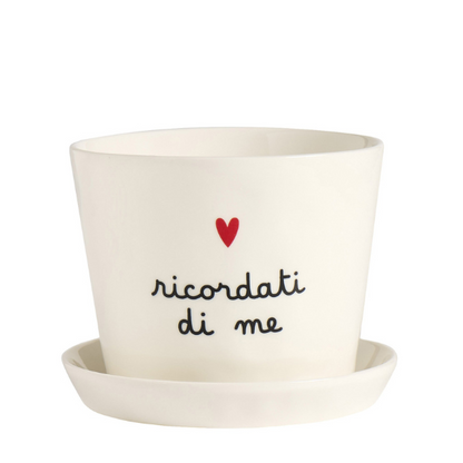 Vaso - Ricordati di me 15x12 cm